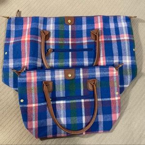 Set of 2 Matching Tote Bags Women Within Purse Bag Set